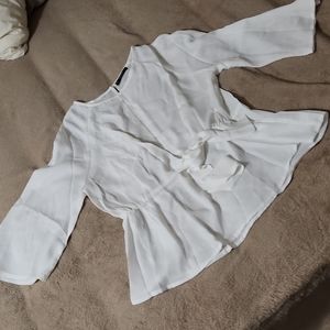 Shein white blouse Medium